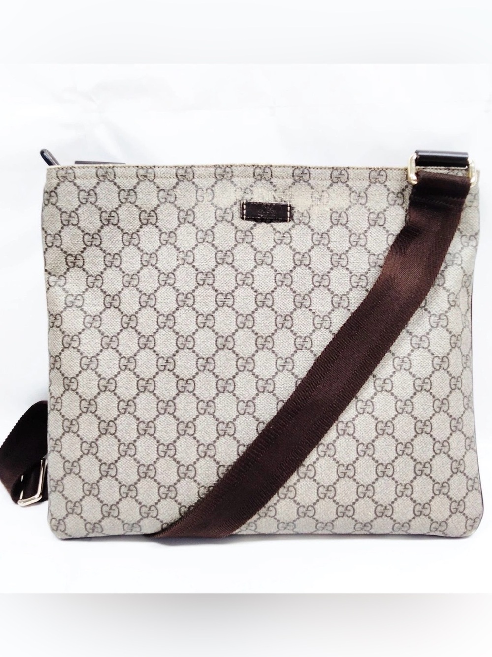 Gucci Crossbody Bag Brown Beige